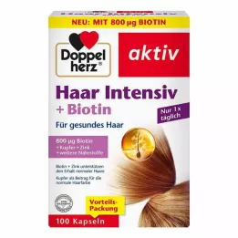 DOPPELHERZ Κάψουλες Hair Intensive+Biotin, 100 τεμ
