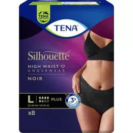 TENA SILHOUETTE plus L noir, 8 τεμάχια