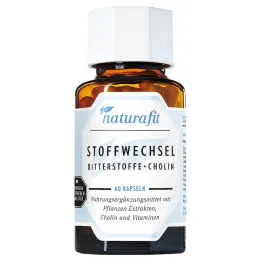 Naturafit Metabolism Bitter Ουσίες + Κάψουλες Χολίνης, 60 τεμ
