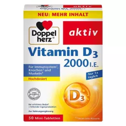 DOPPELHERZ Βιταμίνη D3 2000 I.E, 50 τεμ