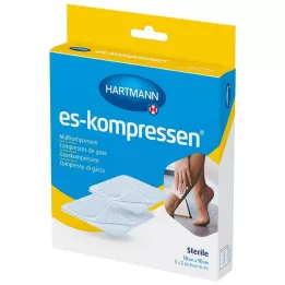 ES-KOMPRESSEN αποστειρωμένο 10x10 cm 8 στρώσεις 17 στρώσεις, 5Χ2 τεμ