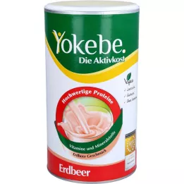 YOKEBE Φράουλα σε σκόνη NF2 χωρίς λακτόζη, 500 γρ