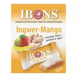 IBONS Καραμέλα μάσησης Ginger Mango Box, 60 γρ