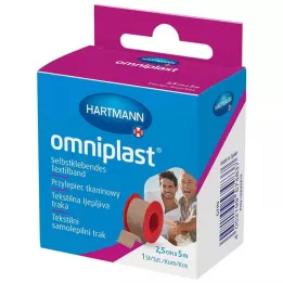 OMNIPLAST Γύψινο υφασμάτινο νήμα στερέωσης 2,5 cm x 5 m OTC, 1 τεμ