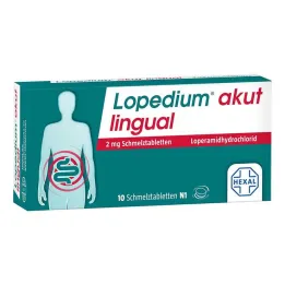 Lopedium acute lingual δισκία διασπειρόμενα στο στόμα 2 mg, 10 τεμ