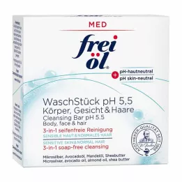 FREI ÖL Wash Bar pH 5,5 Μαλλιά προσώπου σώματος, 90 γρ