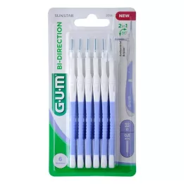 GUM Bi-Direction Interdentalb.0,6 mm γαλάζιο, 6 τεμ