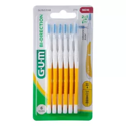GUM Bi-Direction Interdentalb.1,4 mm κίτρινο, 6 τεμ