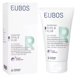 EUBOS KÜHL & KLAR Γάλα καθαρισμού κατά της ερυθρότητας, 150 ml