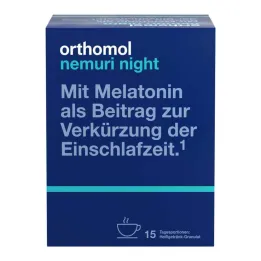 Νυχτερινοί κόκκοι Orthomol nemuri, 15Χ10 γρ