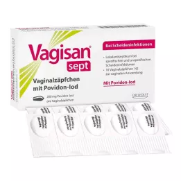 VAGISAN sept κολπικά υπόθετα με povidone-iodine, 10 τμχ
