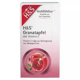 H&S Ρόδι με Βιταμίνη C Filter Bag, 20X2 g