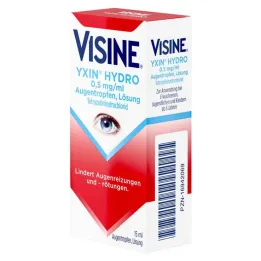 Οφθαλμικές σταγόνες Visine® Yxin® Hydro 0,5 mg/ml, 15 ml