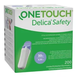 ONE TOUCH Συσκευή τρυπήματος μιας χρήσης Delica Safety 30 G, 200 τεμ