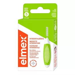 ELMEX Μεσοδόντια βουρτσάκια ISO μέγεθος 5 0,8 mm πράσινο, 8 τεμ