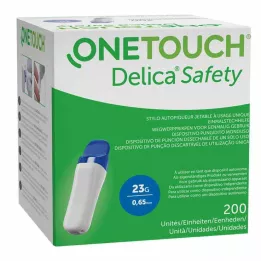 ONE TOUCH Συσκευή τρυπήματος μιας χρήσης Delica Safety 23 G, 200 τεμ