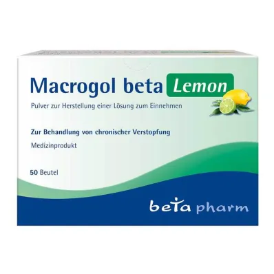 Macrogol βήτα λεμόνι σε σκόνη, 50 τμχ