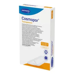 Επίδεσμος διαφανής μεμβράνης Cosmopor 10x20 cm αποστειρωμένος, 5 τεμάχια