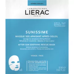 LIERAC Sunissime soothing after sun SOS μάσκα, 1X18 ml