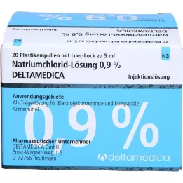 NATRIUMCHLORID-Διάλυμα 0,9% Deltamedica Luer-Lo Pl., 20X5 ml