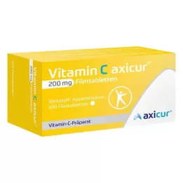VITAMIN C AXICUR 200 mg επικαλυμμένα με λεπτό υμένιο δισκία, 100 τεμ