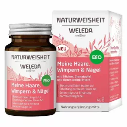 WELEDA Natural Wisdom My Hair Eyelashes&amp;Nails Kps, 46 τμχ