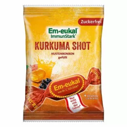 EM-EUKAL Bonbons Turmeric Shot γεμιστό χωρίς ζάχαρη, 75 γρ