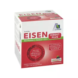 EISEN DIREKT συν βιταμίνη C+Φολικό οξύ+Β12 σκόνη, 60 τεμ
