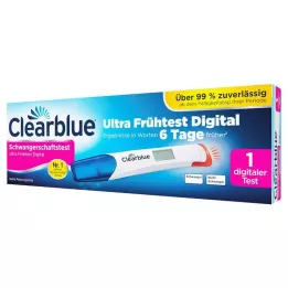 CLEARBLUE Τεστ εγκυμοσύνης Εξαιρετικά πρώιμο τεστ ψηφιακό, 1 τεμάχιο