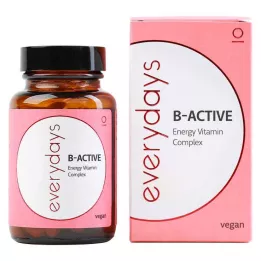 EVERDAYS B-Active Energy Vitamin Complex vegan Kps, 60 τεμ
