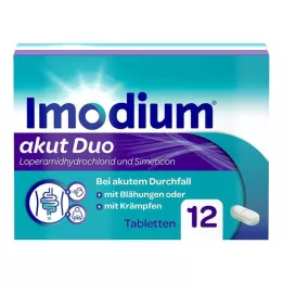 IMODIUM akut Duo 2 mg/125 mg δισκία, 12 τεμ