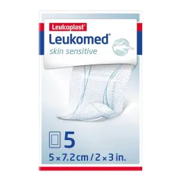 Leukomed® ευαίσθητο δέρμα 5x7,2 cm, 5 τεμ