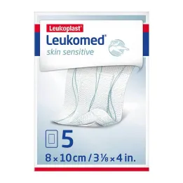 Leukomed® ευαίσθητο δέρμα 8x10 cm, 5 τεμ