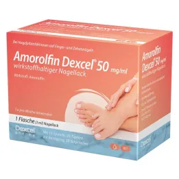 Amorolfin Dexcel® 50 mg/ml ενεργό βερνίκι νυχιών, 3 ml
