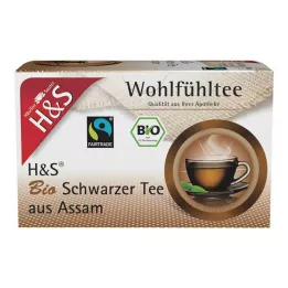 H&S Βιολογικό μαύρο τσάι από Assam Filter Bags, 20X1,80 g