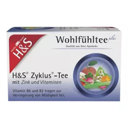 H&S Cycle Tea with Zinc and Vitamins Filter Bags, 20X1,5 g