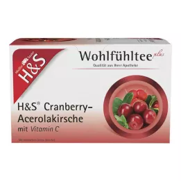 H&S Cranberry-Acerola Cherry with Vitamin C Fbtl., 20X2,8 g