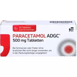 PARACETAMOL ADGC Δισκία 500 mg, 20 τεμ