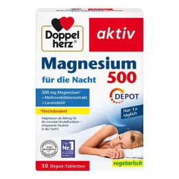 Doppelherz Magnesium 500 για τις ταμπλέτες νύχτας, 30 τεμ