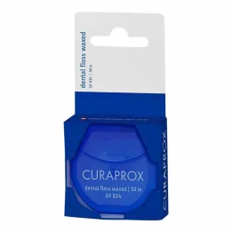 Curaprox DF 834 οδοντικό νήμα κερωμένο διανομέα μέντας, 50 m