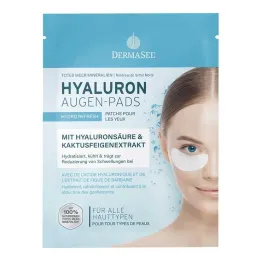 Dermasel Dead Sea Hyaluronic Eye Pads, 1 p
