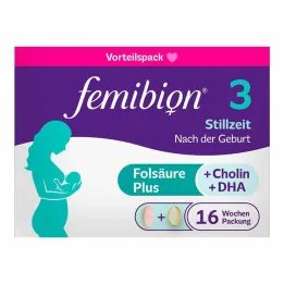 Femibion 3 συνδυαστική συσκευασία θηλασμού, 2x112 τεμ