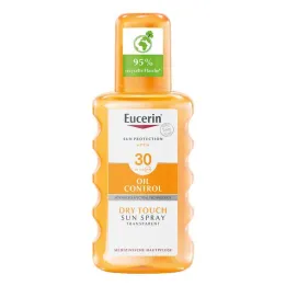 Eucerin Sun Oil Control Body διάφανο σπρέι LSF 30, 200 ml