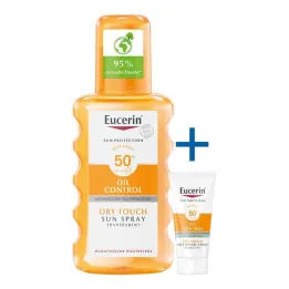 Eucerin Sun Oil Control Body transparent spray LSF 50 + , 200 ml