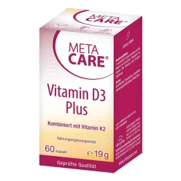 Meta Care Vitamin D3 Plus 10.000 IU + 80 μg κάψουλες K2, 60 τεμ