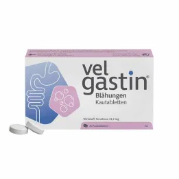 Μασώμενα δισκία Velgastin Flatulence, 20 τεμ