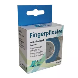 UM EASYPLAST Αυτοκόλλητο μπάλωμα δακτύλων 2,5 cm x 5 m μπλε, 1 τεμάχιο