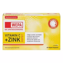 WEPA Κάψουλες Vitamin C+Zinc, 60 τεμ