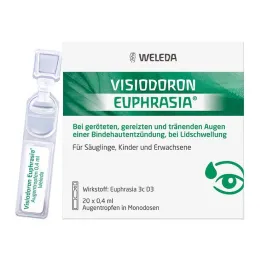 Οφθαλμικές σταγόνες Visiodoron Euphrasia σε μονοδόσεις, 20Χ0,4 ml