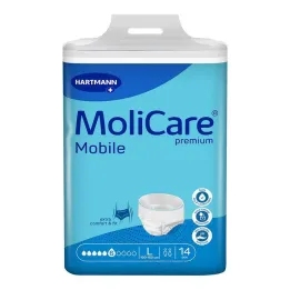 Molicare Premium Mobile 6 σταγόνες μέγεθος L, 14 τεμ